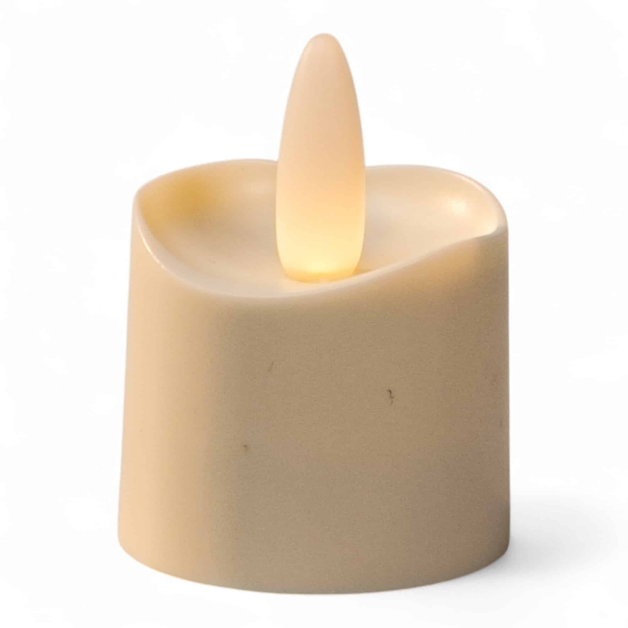 LED theelichtje oplaadbaar tot 400 uur waterdicht warm wit design model IP68 LOS - afbeelding 1