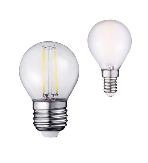 LED Filament lamp G45 4 dimbaar Warm Wit QALEDO - Ledverlichting van LEDindeduisternis | Led lampen, led strips