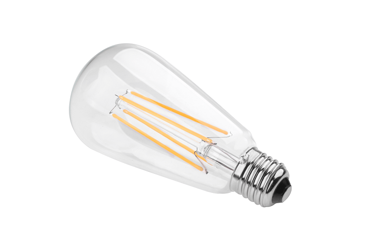 Vertrouwen op Notitie Trouw LED Filament lamp ST64 2 Watt 220 K dimbaar Warm Wit QALEDO -  Ledverlichting van LEDindeduisternis | Led lampen, led strips