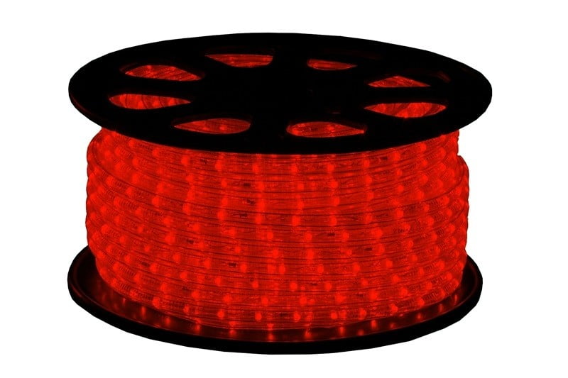 Mos Gom grafiek Rode LED Lichtslang 50 meter / 230v - Ledverlichting van LEDindeduisternis  | Led lampen, led strips