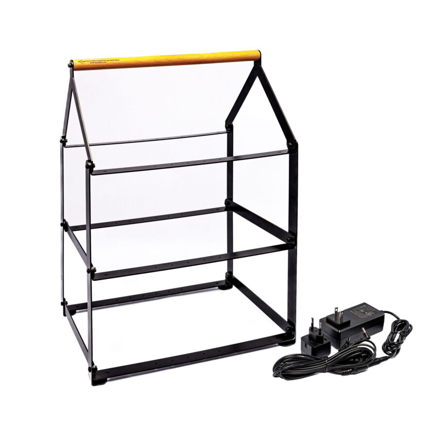 handig oplaadrek voor oplaadbare waxinelichtjes of led tafellampen