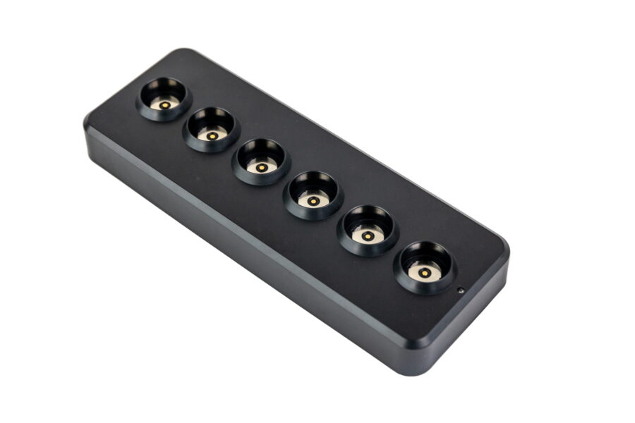 oplaadstation voor 6 dinerkaarsen